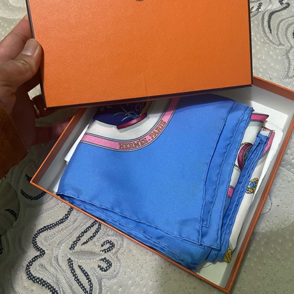 Hermes Accessories - Pre own hermes scarf 100% silk